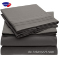 Pillowcases 4PCS Mikrofaser -Heimbettblatt Set